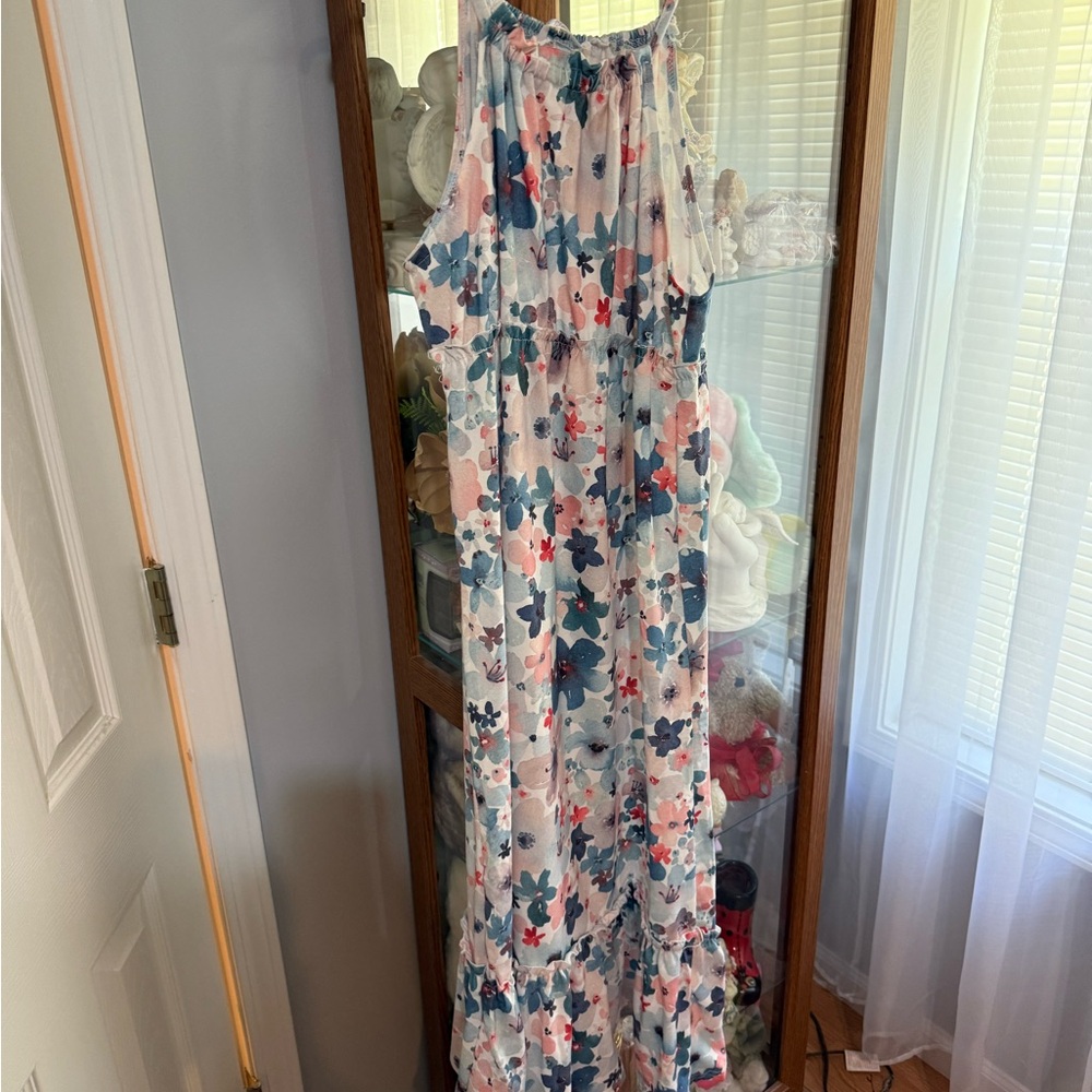 Floral Kids Casual SunDress - Multicolor